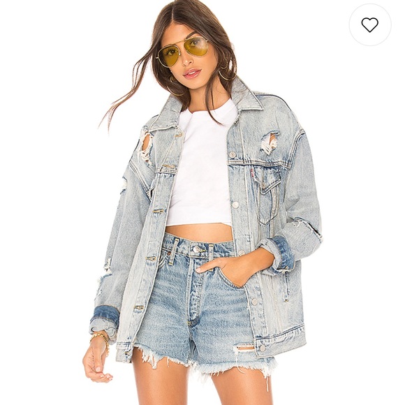 baggy trucker levis